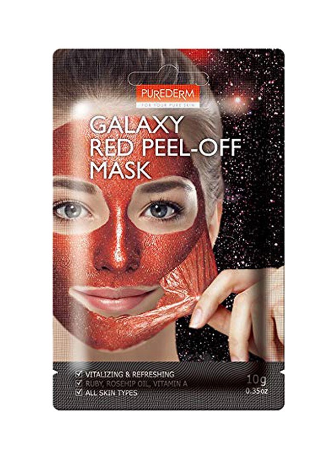 بيور ديرم ماسك تقشير الوجه جالاكسي اللامع أحمر - Image 3