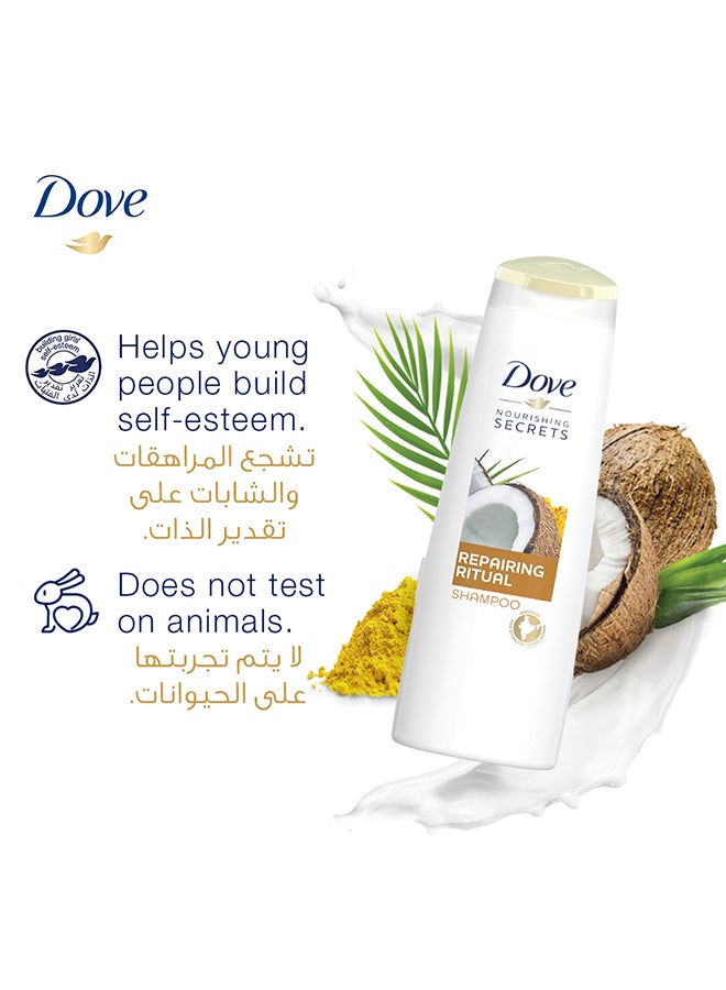 Dove Dove Natural Conditioner Restoring Ritual Coconut Oil and Turmeric 3 350ml  - Image 4