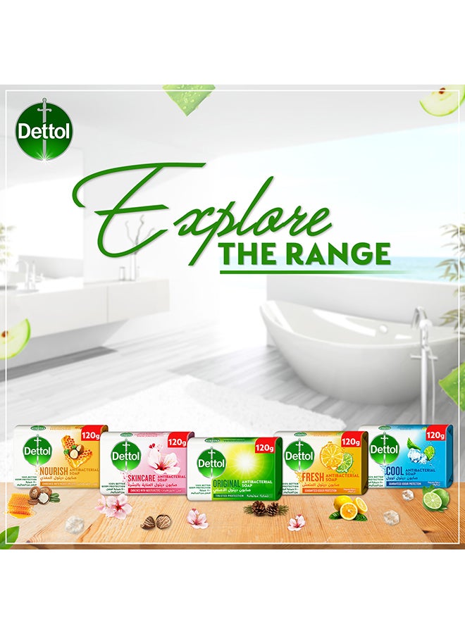 Dettol - Soothe Anti-Bacterial Bathing Soap Bar Aloe Vera And Apple Fragrance 120grams - Image 1