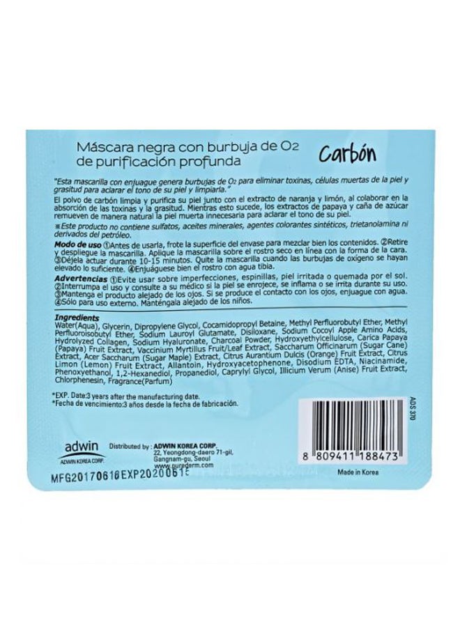 بيور ديرم قناع فقاعات بالفحم الأسود للتنقية العميقة - Image 3