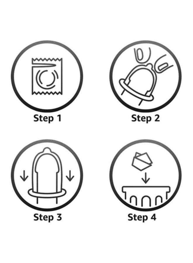 Durex - 10-Piece Extra Ribbed Condom Set - Image 1