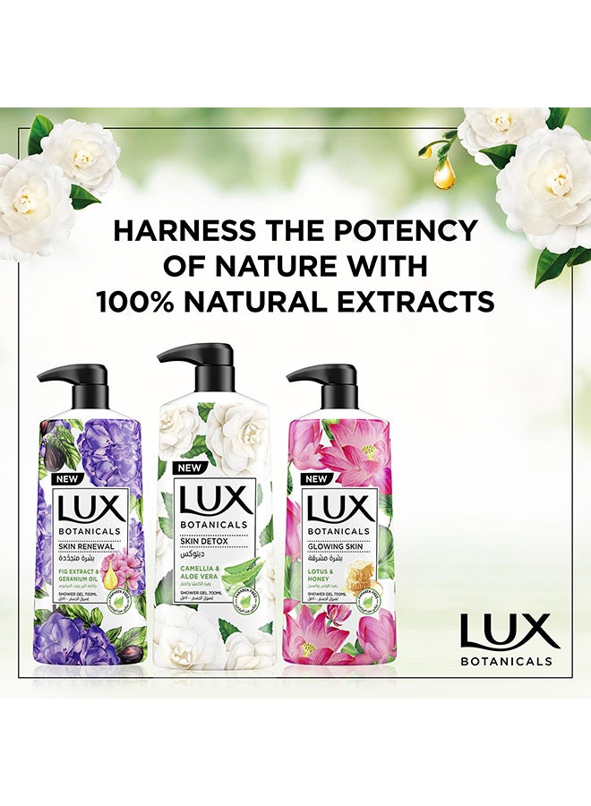 Lux - Botanicals Body Wash Skin Detox With Nourishing Camellia And Aloe Vera For Soft Natural And Fragrant Skin White 700ml - Image 1
