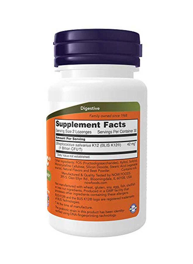 Now Foods - OralBiotic, 60 Lozenges - Image 1