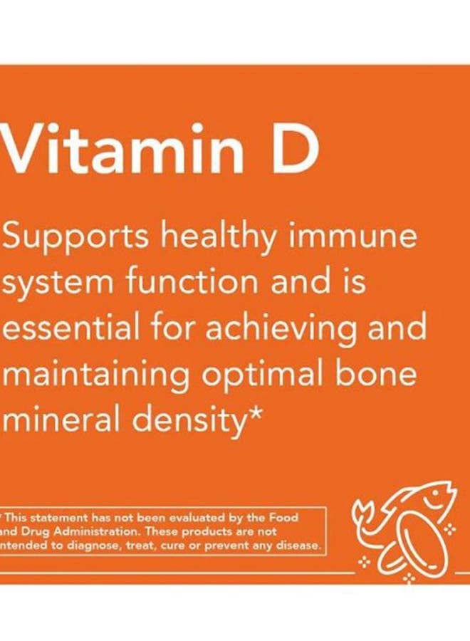 Now Foods - Vitamin D-3 5000 IU Softgels - 240 Count - Image 1