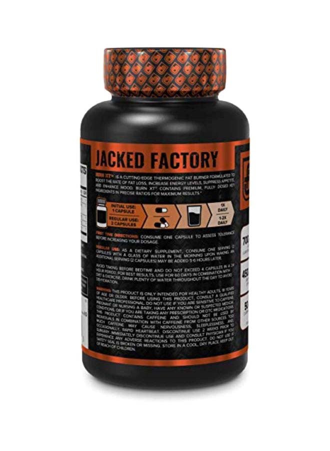 Jacked Factory - Burn-XT Thermogenic Fat Burner - 60 Veggie Capsules - Image 1