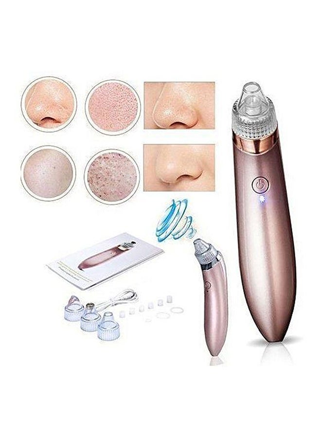 Generic Facial Pore Cleanser Electric Blackhead Remover Rose Gold/Clear  - Image 3