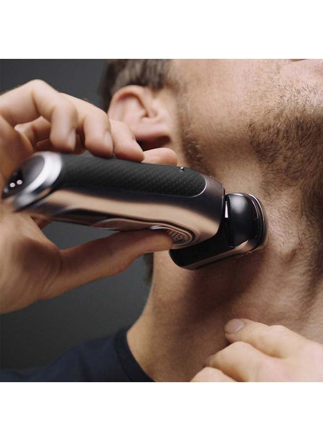 Series 9 Syncro Sonic Technology Shaver With 10D Flex Head Set Silver/Black