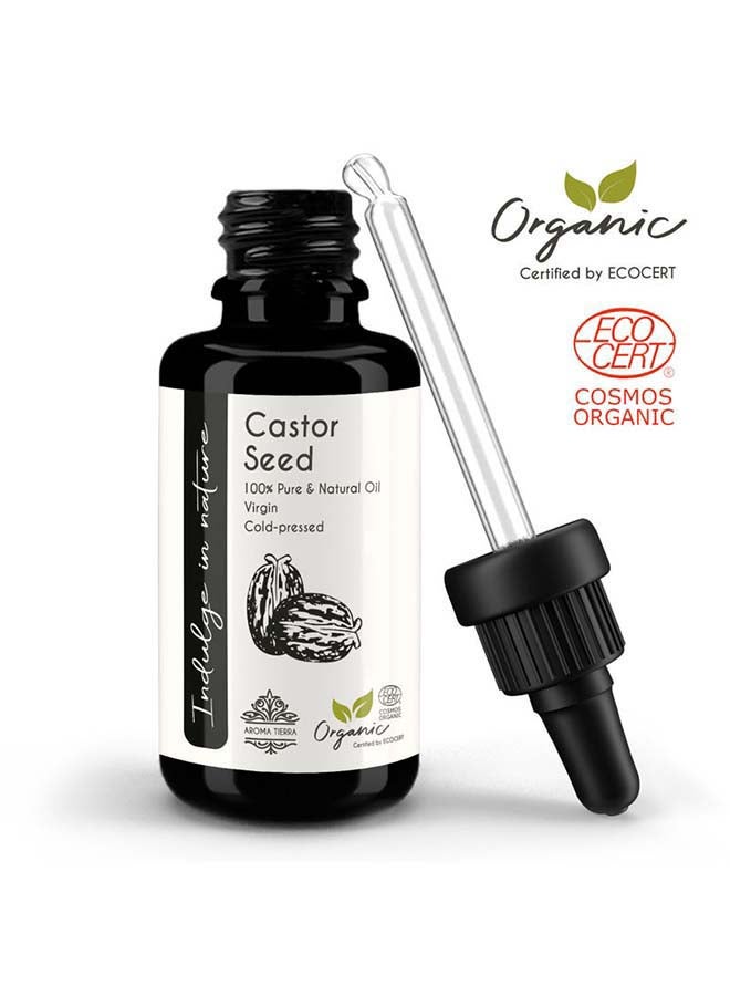 Aroma Tierra Organic Castor Seed Oil 30ml - Image 3
