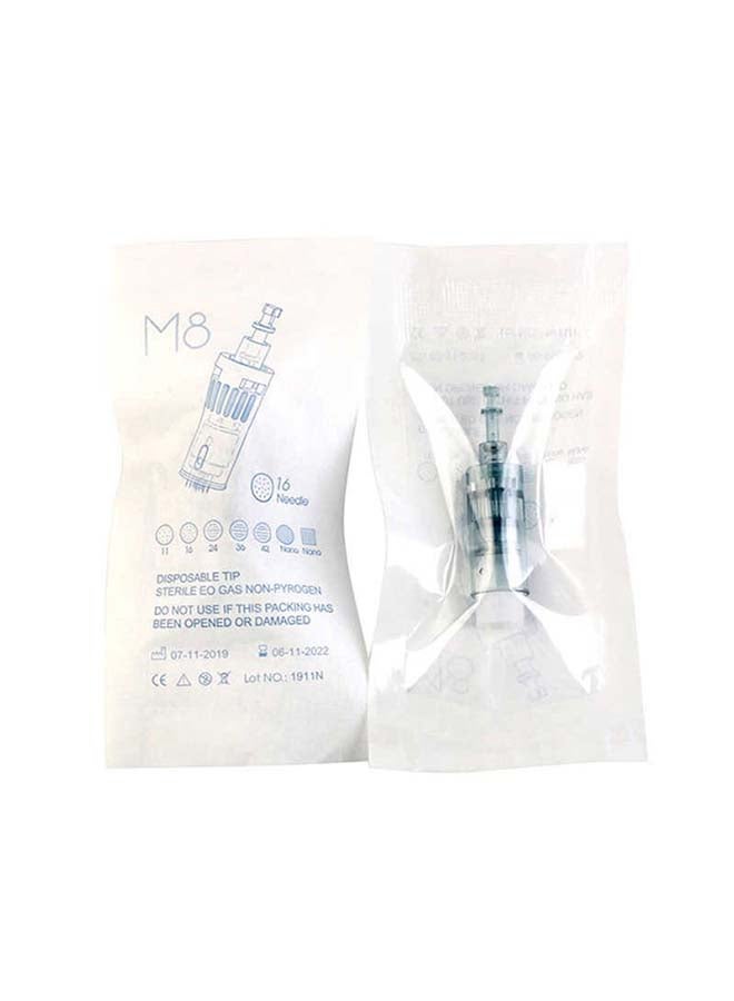 Dr.pen 10-Piece M8 Derma Pen Bayonet Cartridges (16 Pins) Grey 22grams  - Image 3