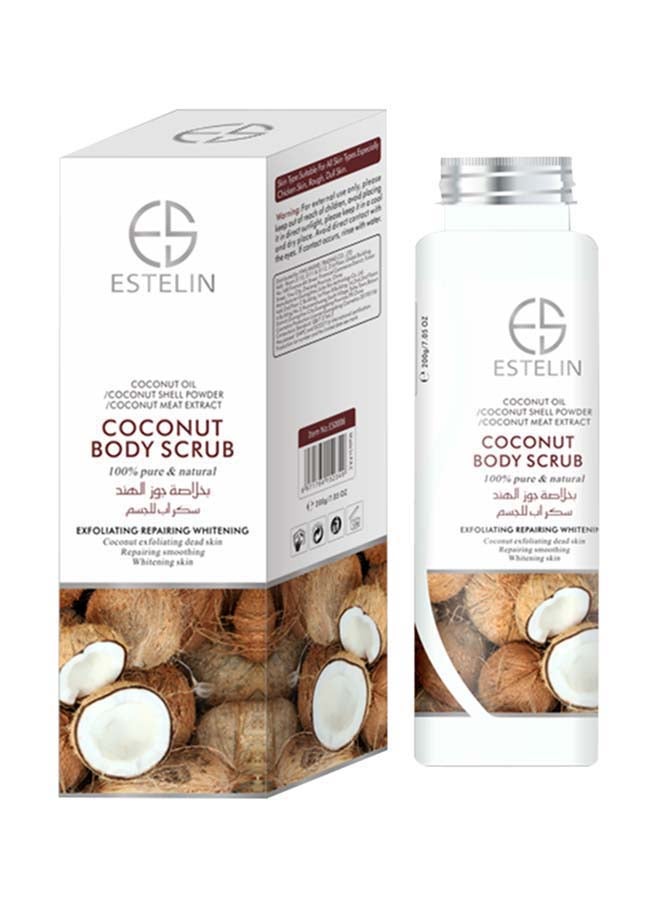ESTELIN Coconut Body Scrub Multicolour 200grams