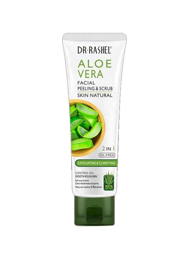 DR. RASHEL - Aloe Vera Facial Peeling & Scrub 2 In 1 100grams - Image 1