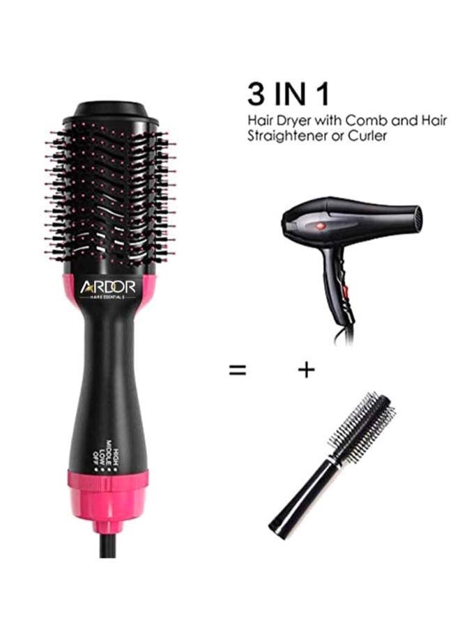 Ardor - Professional One Step Hair Dryer & Volumizer Black/ Pink - Image 1