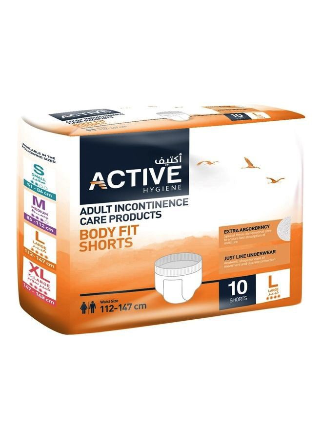 Active - Adult Diaper Pants Large 10 Pieces, Waist Size 112-147 cm - Image 1
