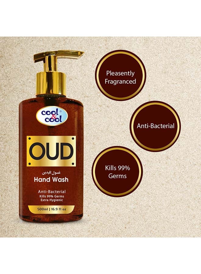 Cool & Cool Oud Hand Wash Brown 500ml - Image 3