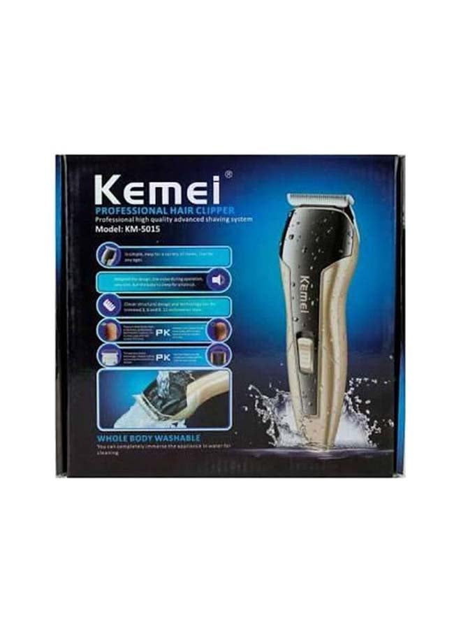 Kemei Wet & Dry- Hair Trimmer RoseGold-Black 19.8cm - Image 1