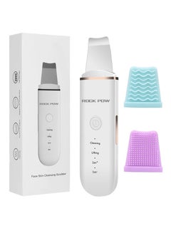 Rock Pow Face Skin Cleansing Scrubber white  - Image 1