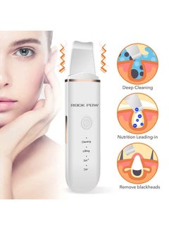 Rock Pow Face Skin Cleansing Scrubber white  - Image 3