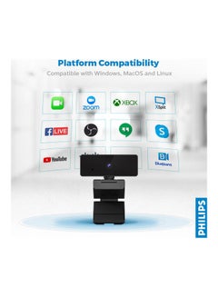 Philips Full HD Web Cam Black  - Image 5