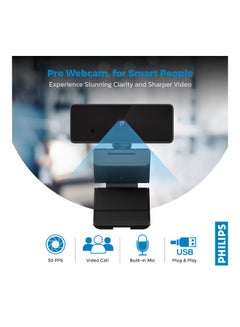 Philips Full HD Web Cam Black  - Image 2