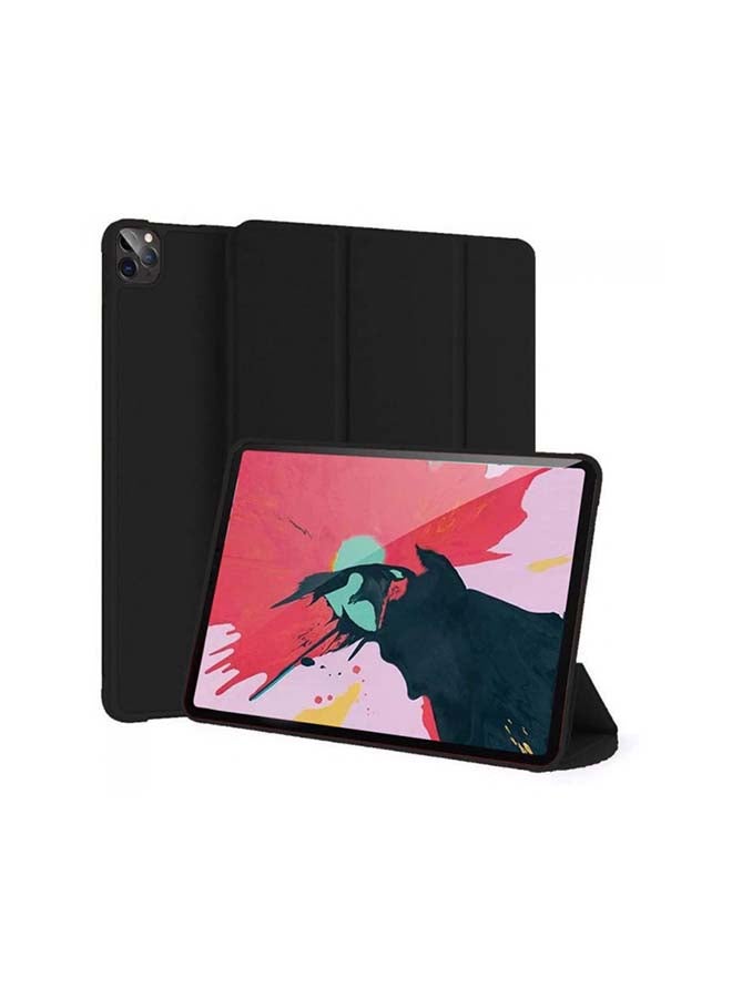 MARGOUN Smart Folio Stand Leather Case Cover for iPad Pro 12.9 inch (2020) 4th Generation Black - Image 1