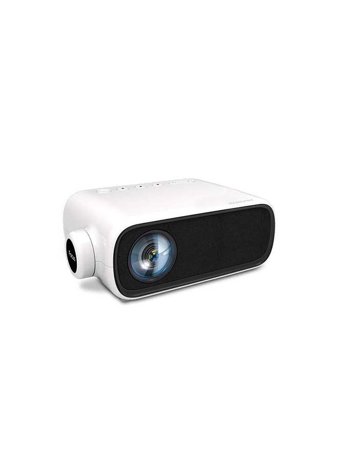 جهاز بروجيكتور محمول بدقة 1080p كاملة الوضوح وبسطوع 100 لومن ANSI 92 أبيض