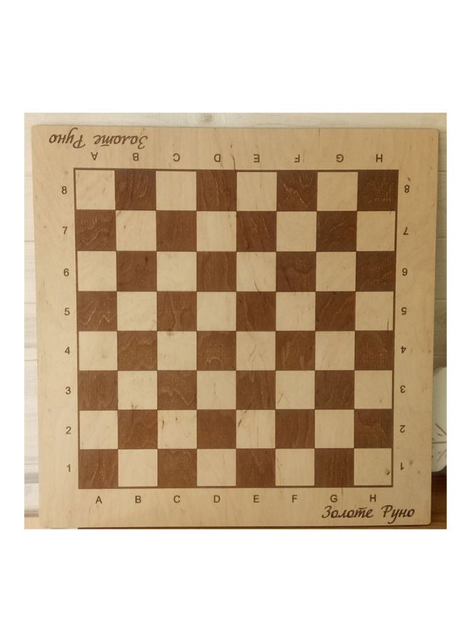 لوح شطرنج منقوش بالليزر طراز CDR 0.3سم