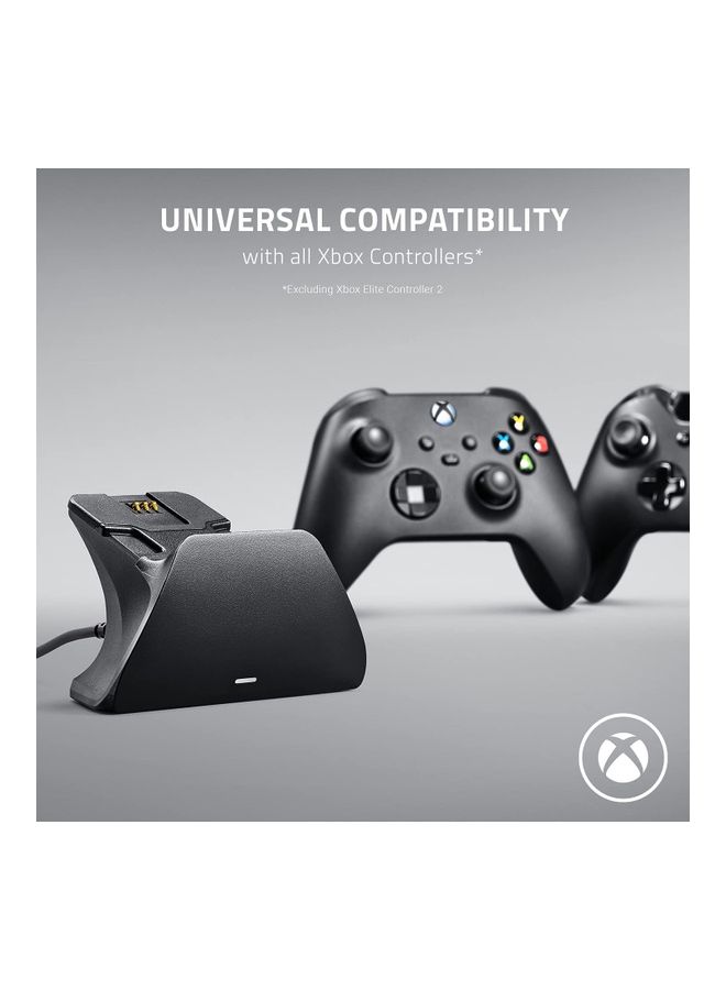 ريزر حامل شحن سريع ريزر متوافق مع جميع الأجهزة لوحدات تحكم إكس بوكس (شحن سريع متوافق مع جميع الأجهزة لوحدات التحكم الجديدة والقديمة) أسود - Image 3