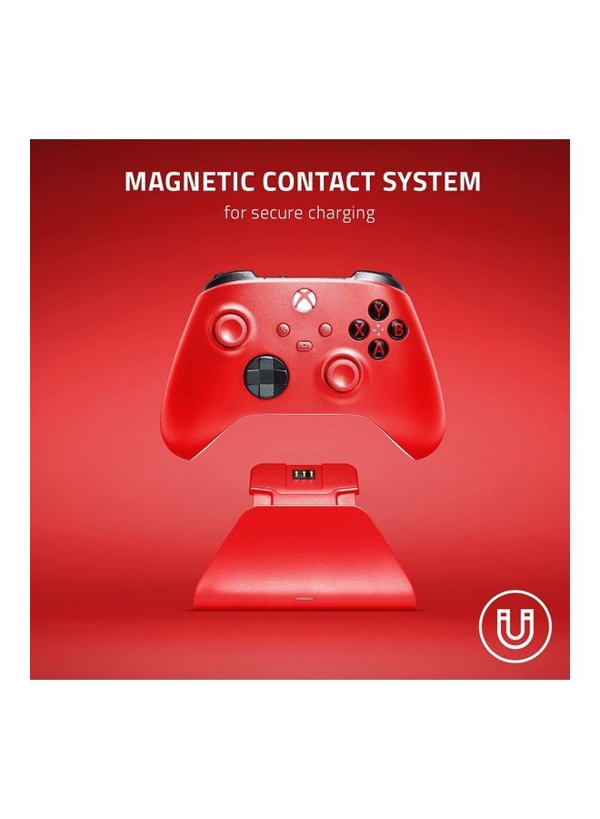 RAZER - Universal Quick Charging Stand for Xbox Series X|S: Magnetic Secure Charging - Perfectly Matches Xbox Wireless Controllers - USB Powered - Robot White (Controller Sold Separately) - Image 1