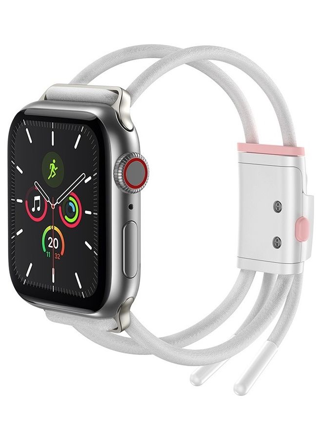 Baseus Let's Go Strap For Apple Watch White/Pink  - Image 2