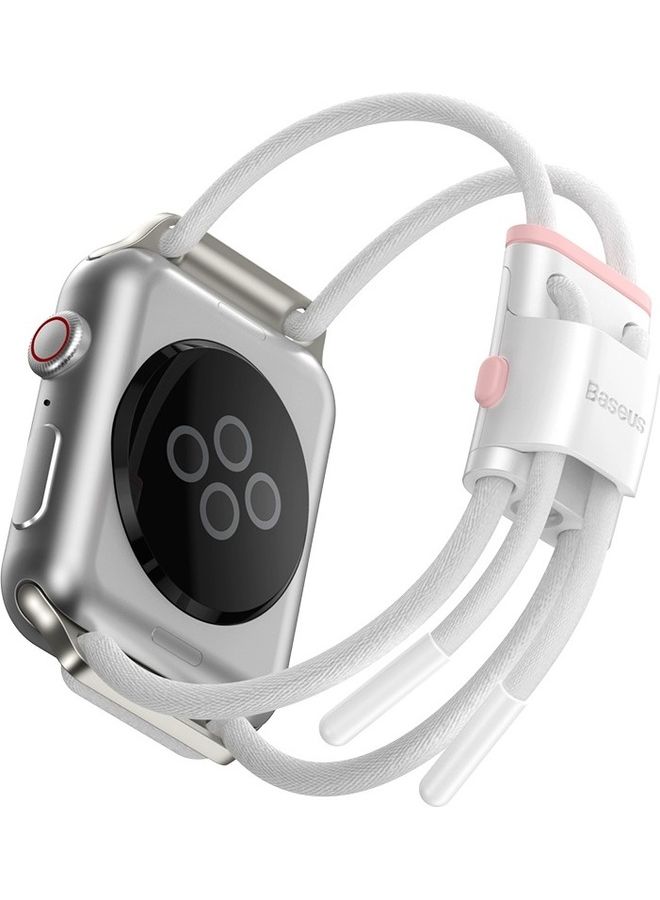 Baseus Let's Go Strap For Apple Watch White/Pink  - Image 1