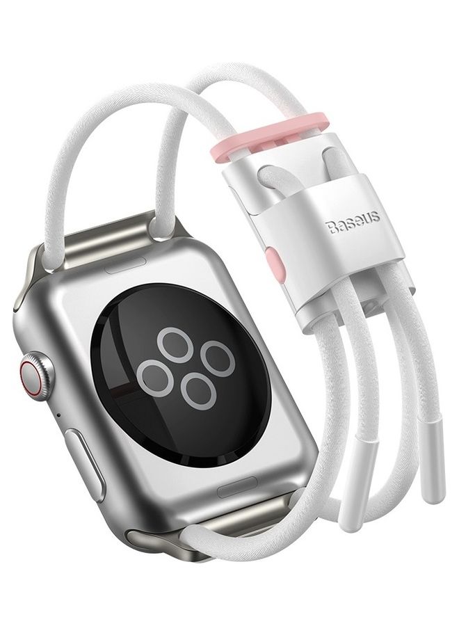 Baseus Let's Go Strap For Apple Watch White/Pink  - Image 3