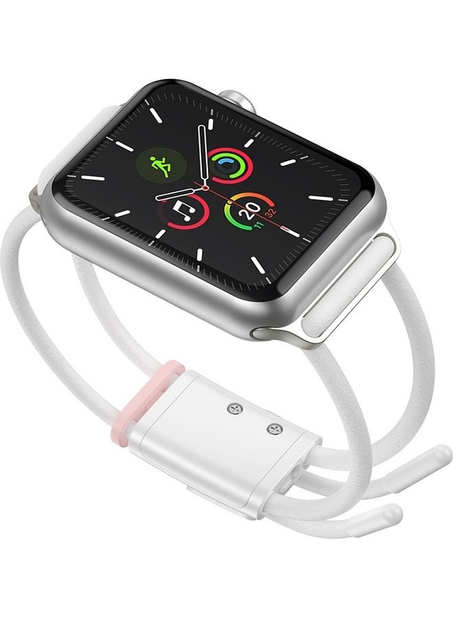 Baseus Let's Go Strap For Apple Watch White/Pink  - Image 4