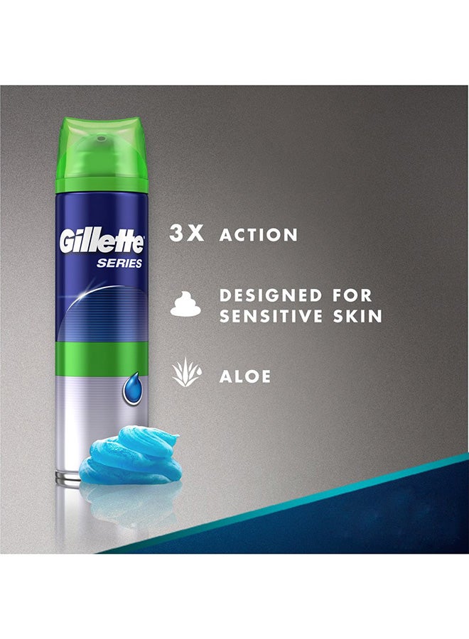 Gillette - Series Sensitive Shaving Gel 200ml - Image 1
