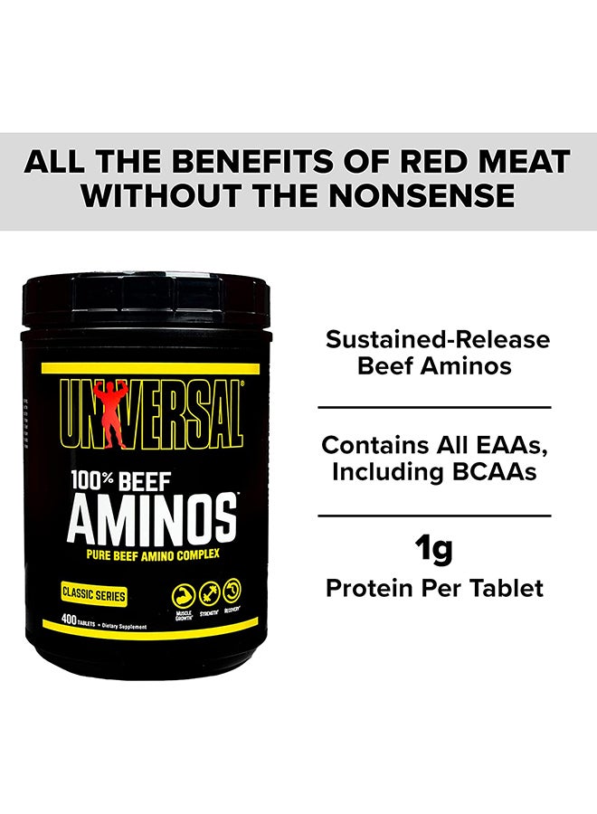 UNIVERSAL NUTRITION - 100% Beef Amino 200 Tablets - Image 1