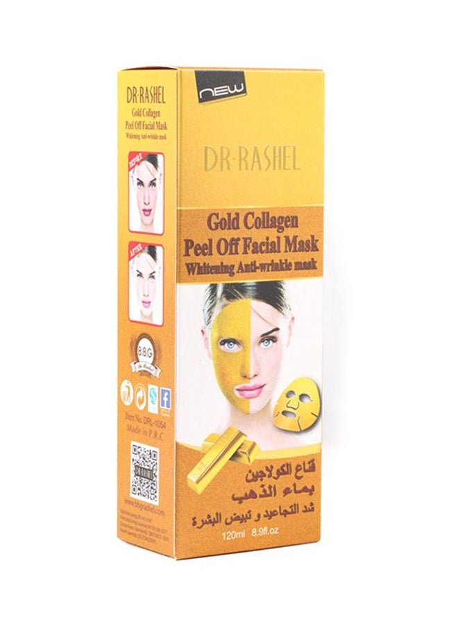 DR. RASHEL - Gold Collagen Peel Off Anti Aging Facial Mask Gold 120ml - Image 1