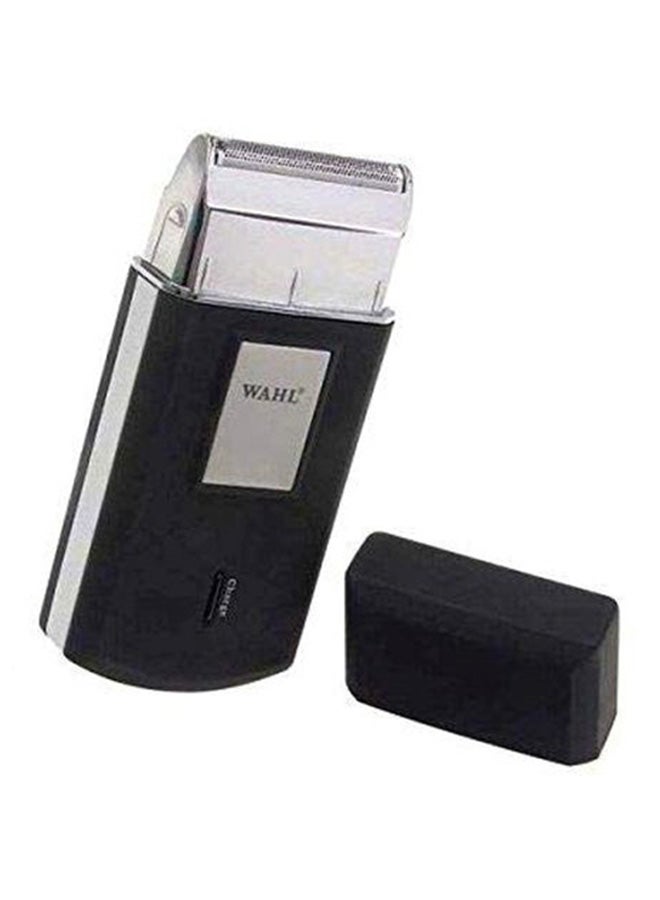 WAHL - Rechargeable Travel Shaver Kit Black/Silver - Image 1
