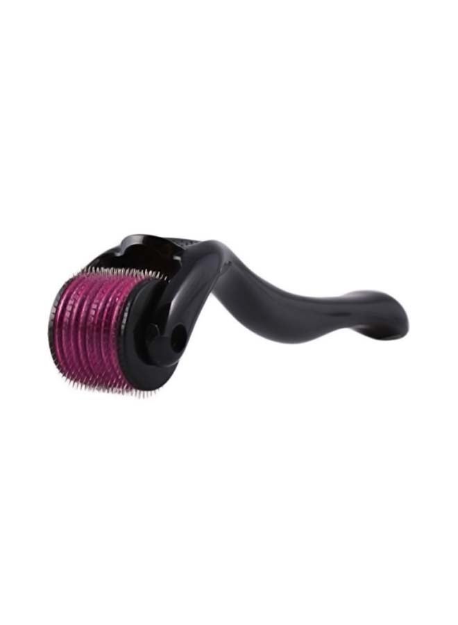 Derma Roller - 540-Piece Needles For The Treatment Of Wrinkles, Hair Loss And Baldness Black/Pink - Image 1