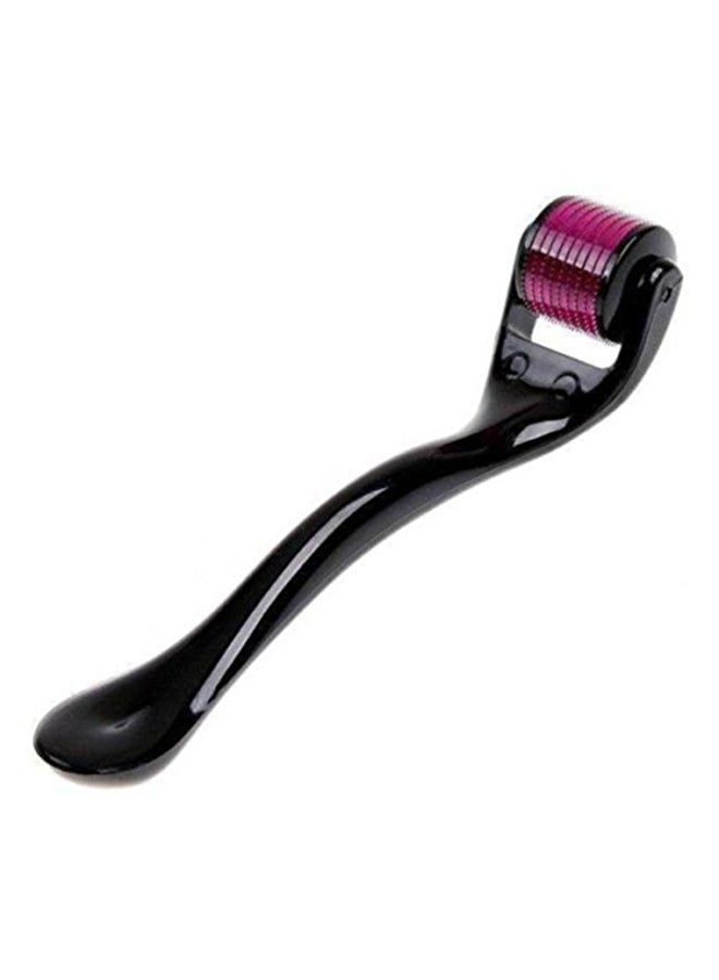 Derma Roller - 540-Piece Needles For The Treatment Of Wrinkles, Hair Loss And Baldness Black/Pink - Image 1