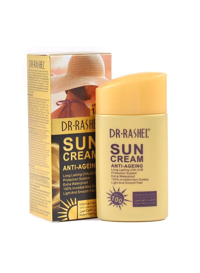 DR. RASHEL - Anti-Ageing Sun Cream SPF100 80grams - Image 1