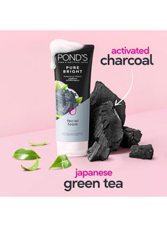 Pond's Pure Bright Face Cleanser With Foam For Hydrated Skin 100grams  - Image 5