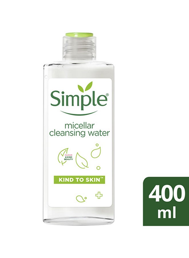 سمبل ماء تنظيف ميسيلار للبشرة الحساسة، يوفر الترطيب الفوري ويعمل كمزيل للمكياج 400ملليلتر - Image 3