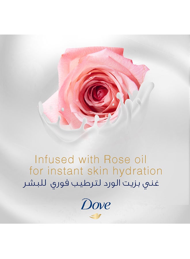 Dove - Shower Mousse With Rose Oil 200ml - Image 1