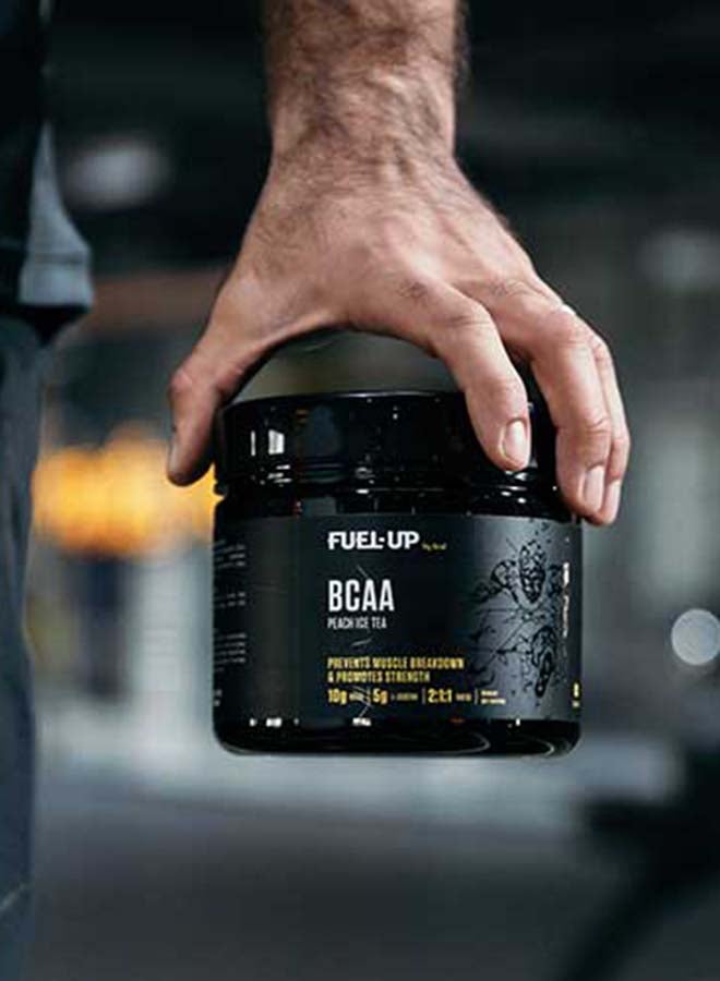 FUEL-UP by Kcal - BCAA - Pear - 10g of BCAA's per serving - 5g Leucine - 2:1:1 Ratio 325 Grams - Image 1