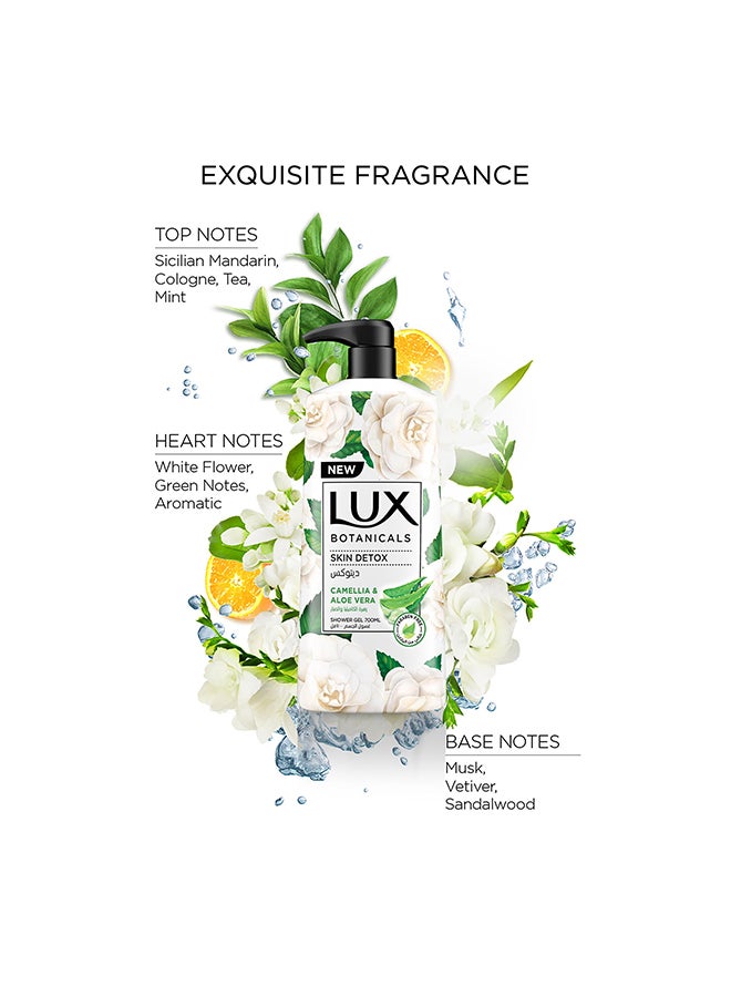 Lux - Botanicals Body Wash Skin Detox With Nourishing Camellia And Aloe Vera For Soft Natural And Fragrant Skin White 700ml - Image 1