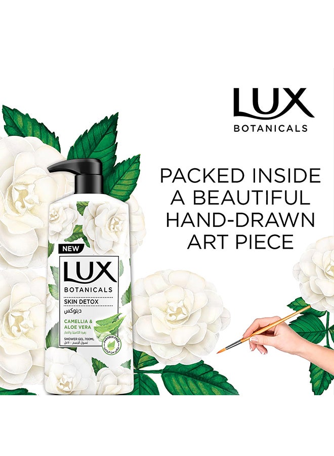 Lux - Botanicals Body Wash Skin Detox With Nourishing Camellia And Aloe Vera For Soft Natural And Fragrant Skin White 700ml - Image 1