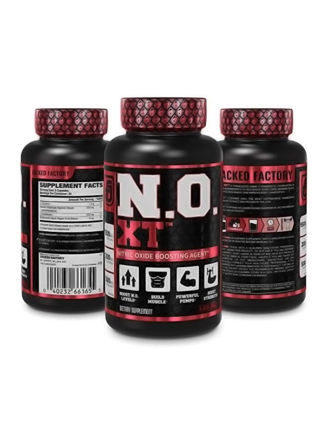 Jacked Factory N.O. XT Nitric Oxide Boosting Agent Dietary Supplement - 90 Capsules - Image 4