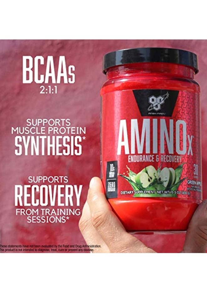 BSN Amino X Muscle Recovery And Endurance Powder with BCAAs, 10 Grams of Amino Acids, Keto Friendly, Caffeine Free, Flavor Watermelon - 30 Servings - Image 4