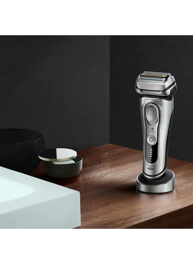 Series 9 Syncro Sonic Technology Shaver With 10D Flex Head Set Silver/Black
