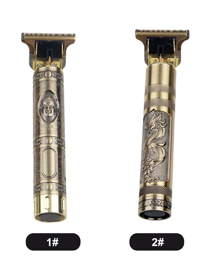 Professional Rechargeable Retro Electric Hair Trimmer Kit Multicolor 17 X 5 X 8cm - Image 5