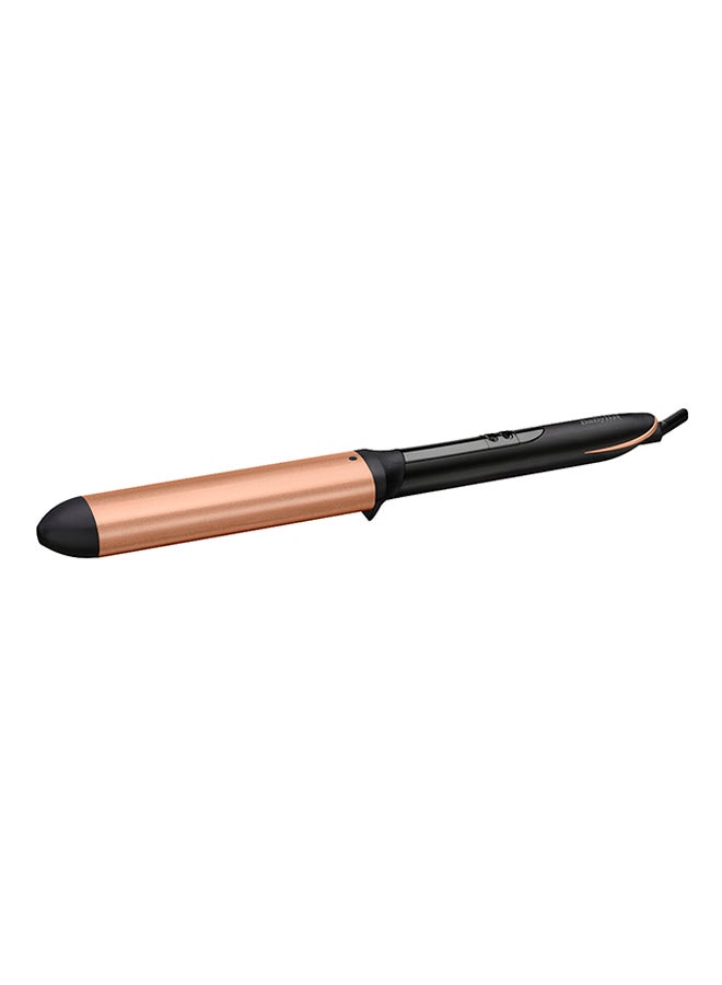 babyliss Bronze Shimmer Wand​ Curling Iron 6 Heat Settings From 160⁰C Up To 210°C Advanced Nano-Quartz Ceramic Barrel For Effortless Waves 140Mm Long Oval Barrel With Heat Glove - C456SDE, Black Black  - Image 4